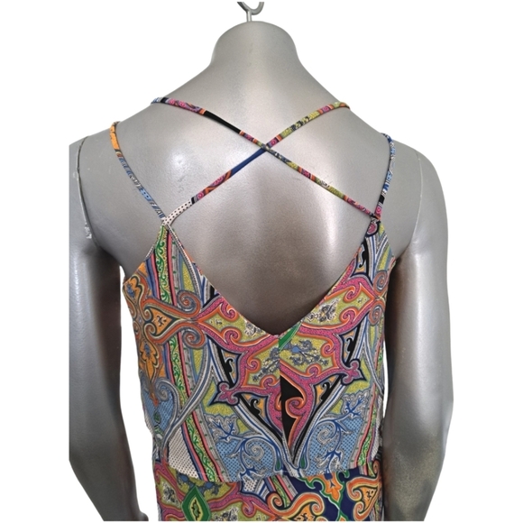 🪻BOGO🪻 Peach Love California Maxi Dress Size Medium Hippy‎ Boho - Picture 8 of 12